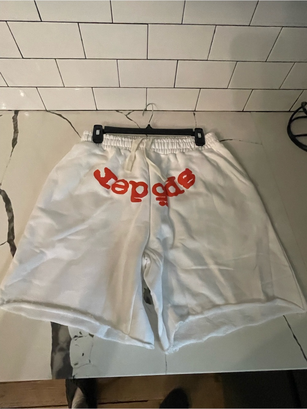 Mens Graphic Design Shorts Size XL.